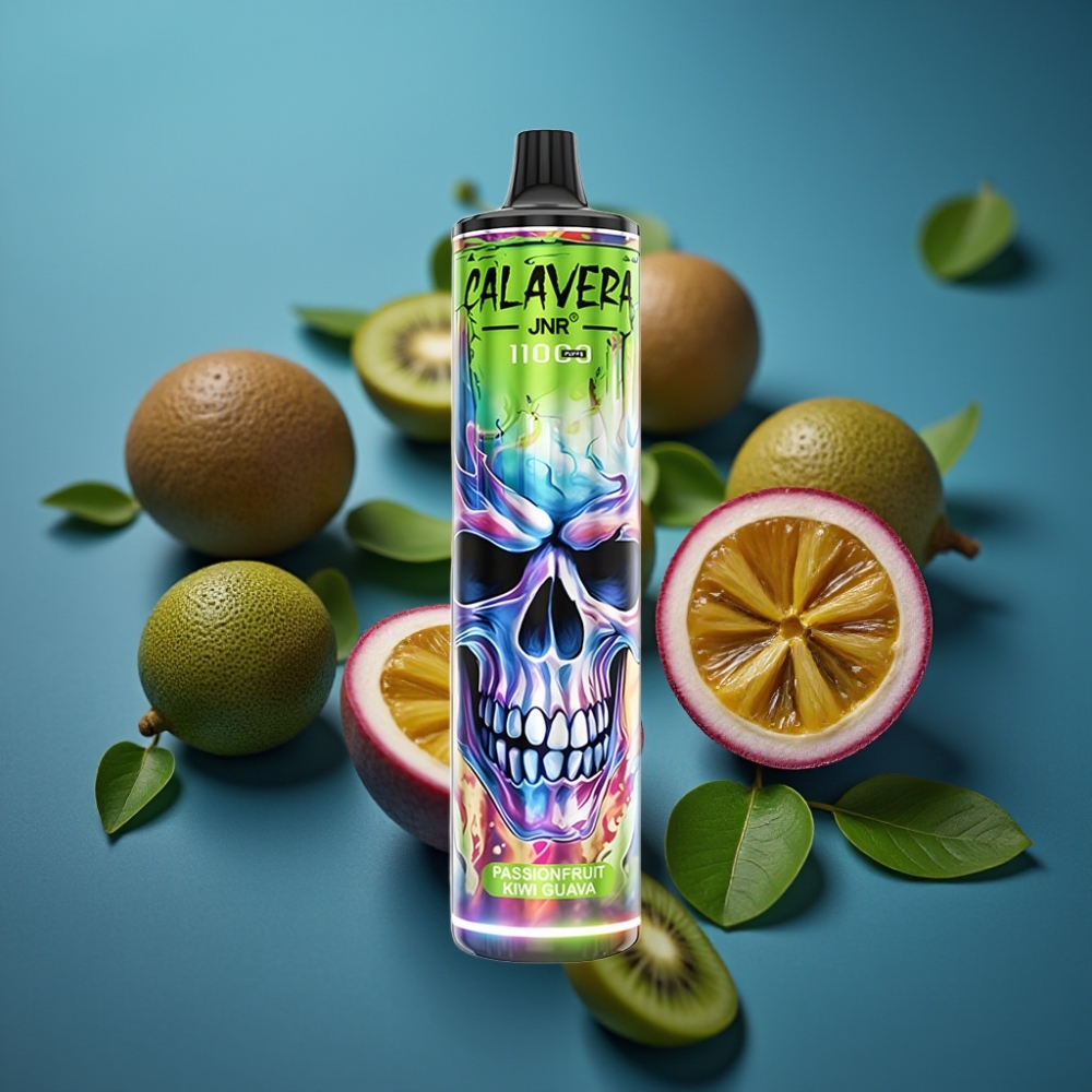 JNR Calavera 11000 Puffs شيشة إلكترونية جوافة كيوي فاكهة العاطفة