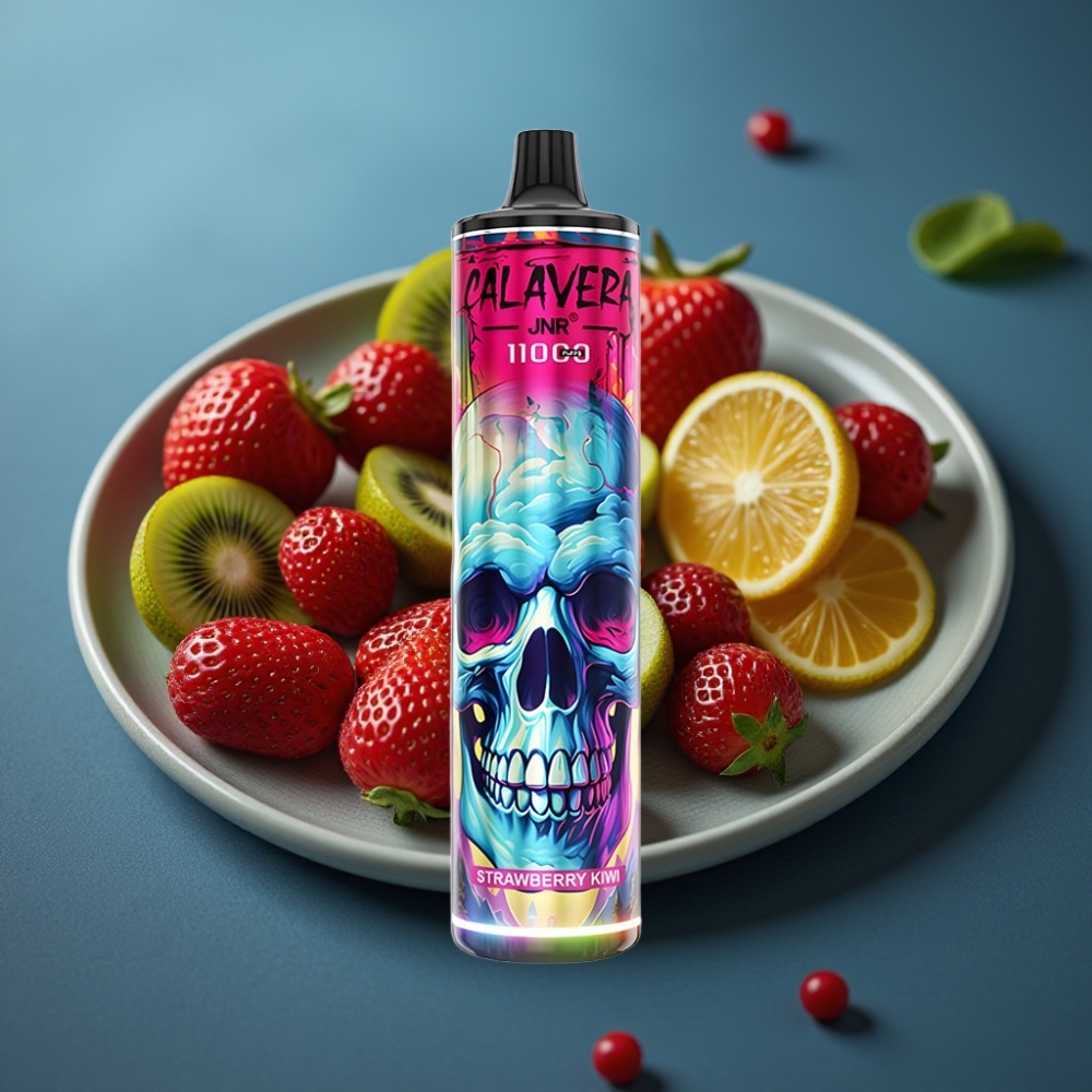 JNR Calavera 11000 فل ستروبيري كيوي شاحن Type-C vape supplier Kuwait