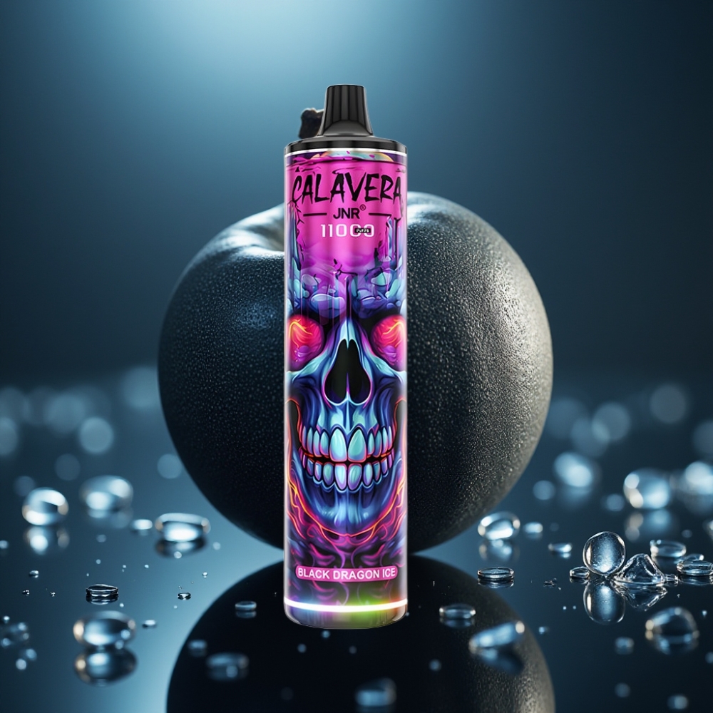 JNR Calavera 11000 نفخة بخار قابل للتخلص منه بنكهة التنين الأسود الجليدي