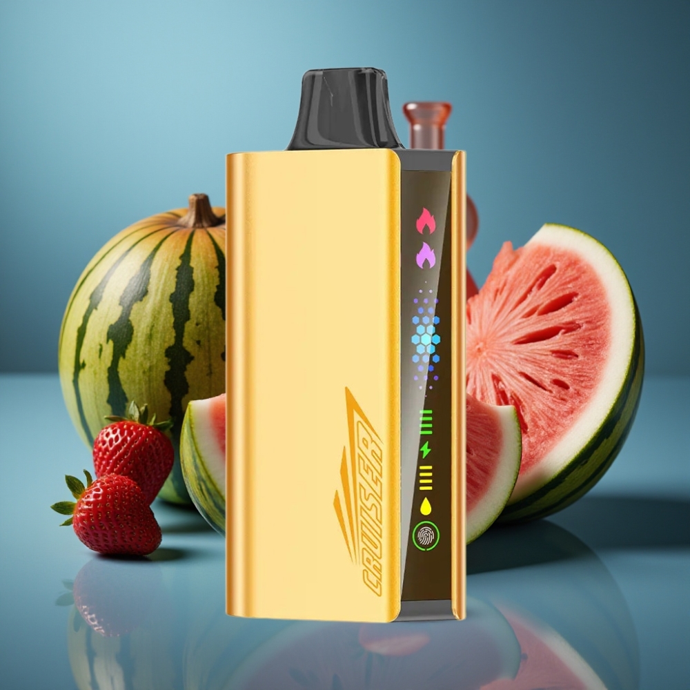 JNR Cruiser 12000 Puffs بطارية مدمجة شريط مزدوج فراولة جوز الهند بطيخ