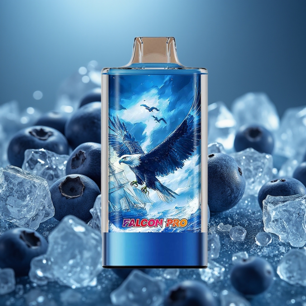 JNR Falcon Pro 28000 Disposable Vape - توت أزرق جليدي (Blueberry Ice) - 30ml - 950mAh