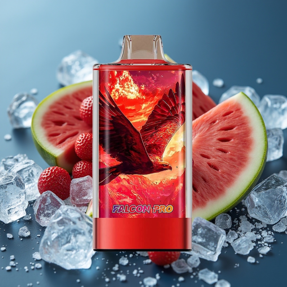 JNR Falcon Pro 28000 Strawberry Watermelon Ice Disposable Vape - 30ml, 950mAh, USB-C, Dual Mesh