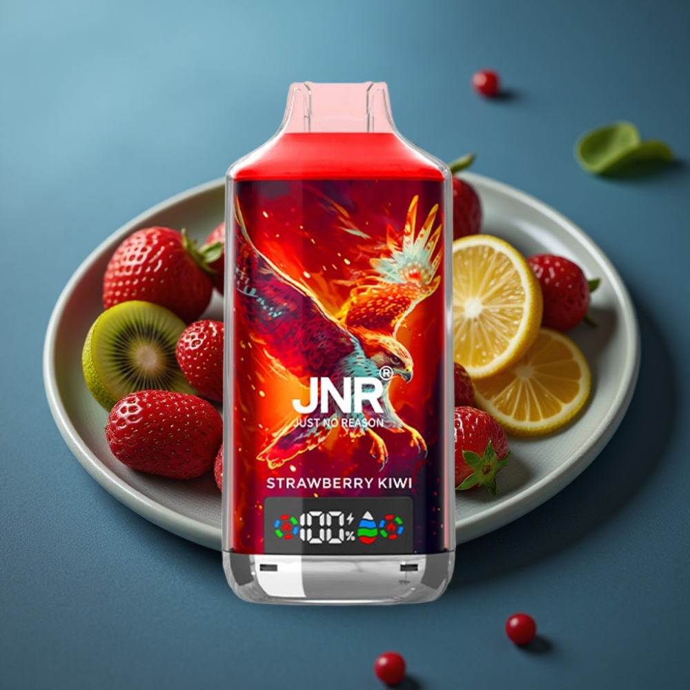 JNR Falcon X 18000 Puffs Strawberry Kiwi Dual Mesh 24ml Type-C