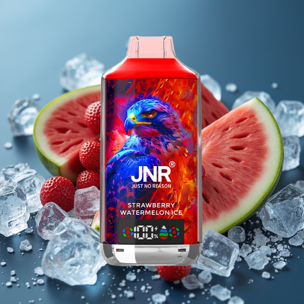 JNR Falcon X 18000 Puffs Strawberry Watermelon Ice - 24ml Dual Mesh - 750mAh Type-C