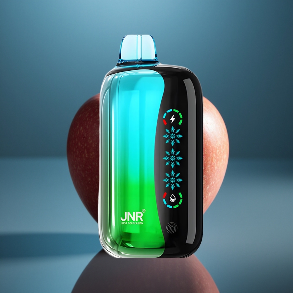 JNR Flex Ice 21000 Puffs Double Apple جهاز تبخير قابل للتعديل بشاشة لمس