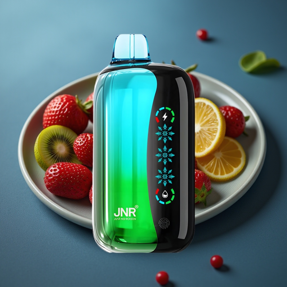 JNR Flex Ice 21000 Puffs شريحة مزدوجة فراولة كيوي vape supplier Kuwait
