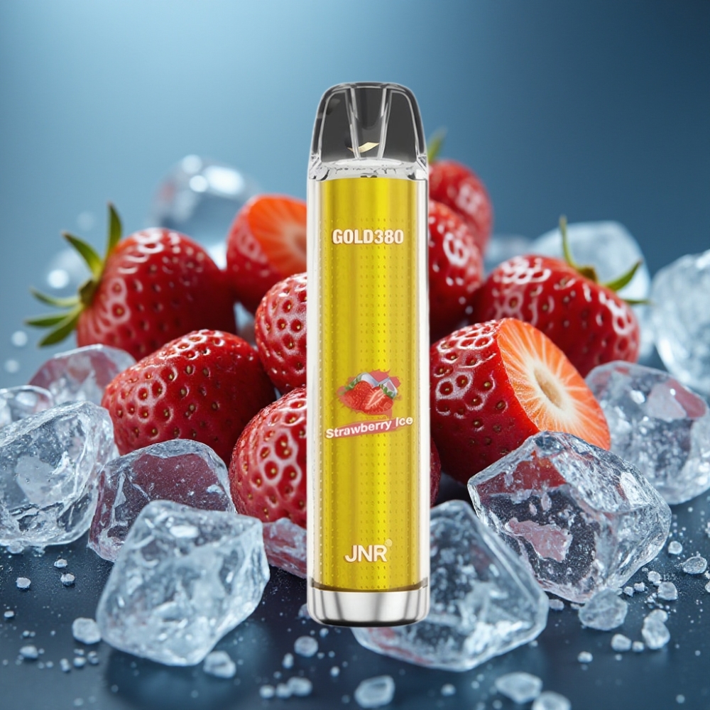 JNR Gold380 6000 نفخة فيب قابل للتخلص بنكهة فراولة آيس - 1500mAh