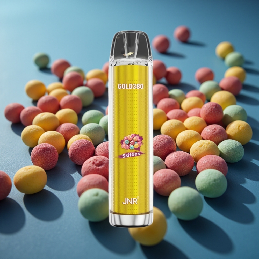 JNR Gold380 6000 نفخة سكيتلز بخاخ قابل للتخلص منه vape supplier Kuwait
