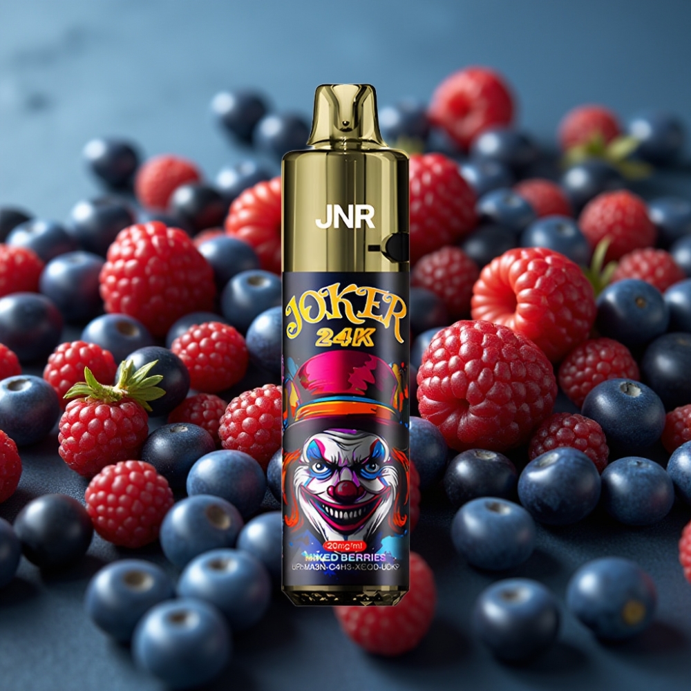 JNR Joker 24K Puffs Refillable Pod Vape - توت مشكل (Mixed Berries) - 24000 نفخة