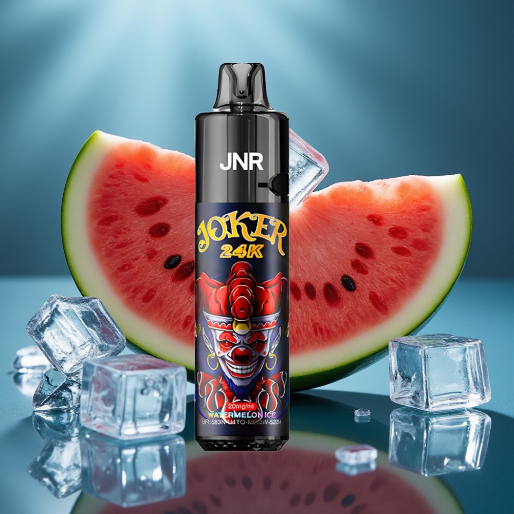 JNR Joker 24K Puffs Refillable Vape - بطيخ مثلج (Watermelon Ice) - 24000 نفخة