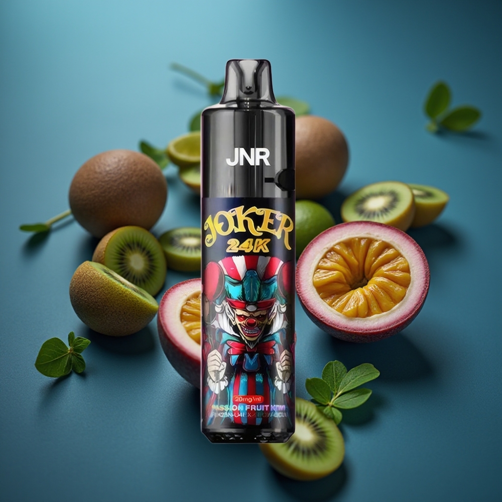 JNR Joker 24K Puffs Refillable Vape with 800mAh Battery - فاكهة العاطفة والكيوي