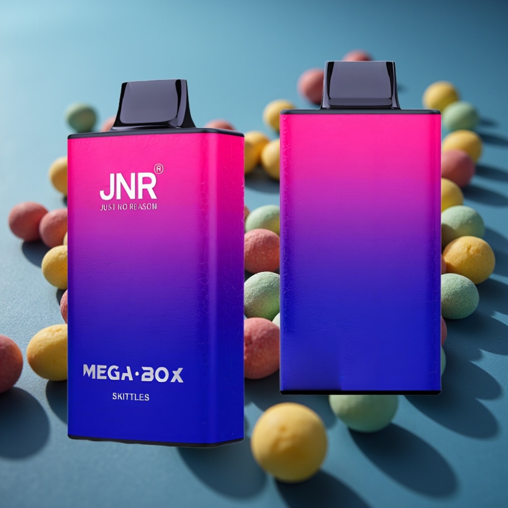 JNR Mega Box 25000 Puffs سكيتلز - 30مل سائل، شحن سريع Type-C، بطارية 850mAh