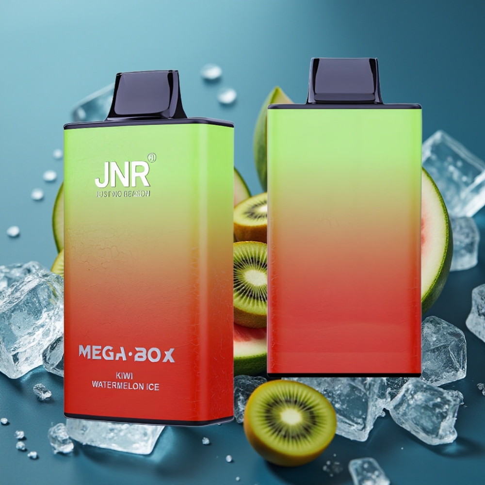 JNR Mega Box 25000 Puffs Disposable Vape كيوي بطيخ مثلج - 30مل، شحن سريع، 850 مللي أمبير