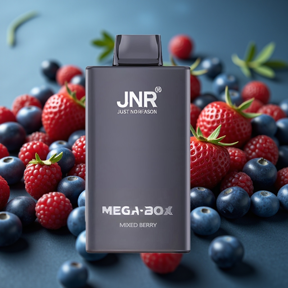 JNR Mega Box 25000 Puffs بخليط التوت - سيجارة إلكترونية