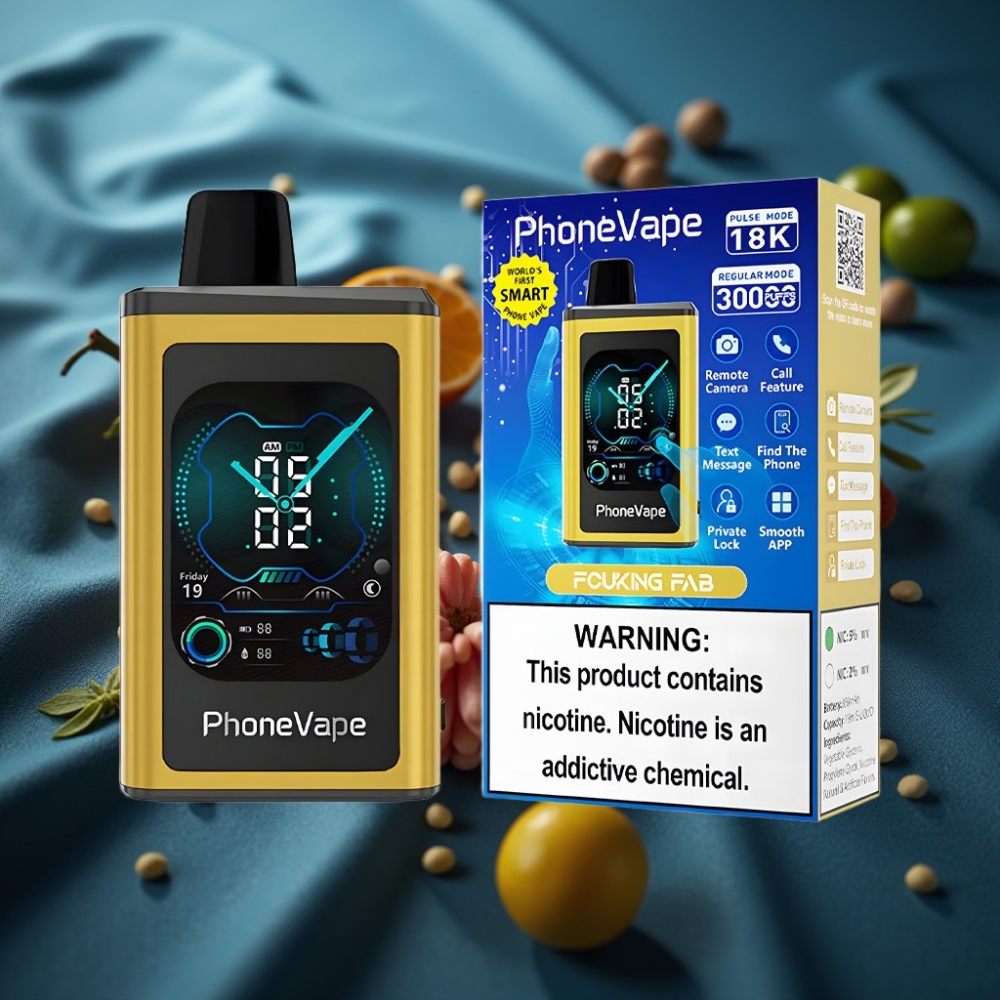 JNR PhoneVape 30000 نَفخة بطارية 850mAh شاحن Type-C نكهة فابولوس
