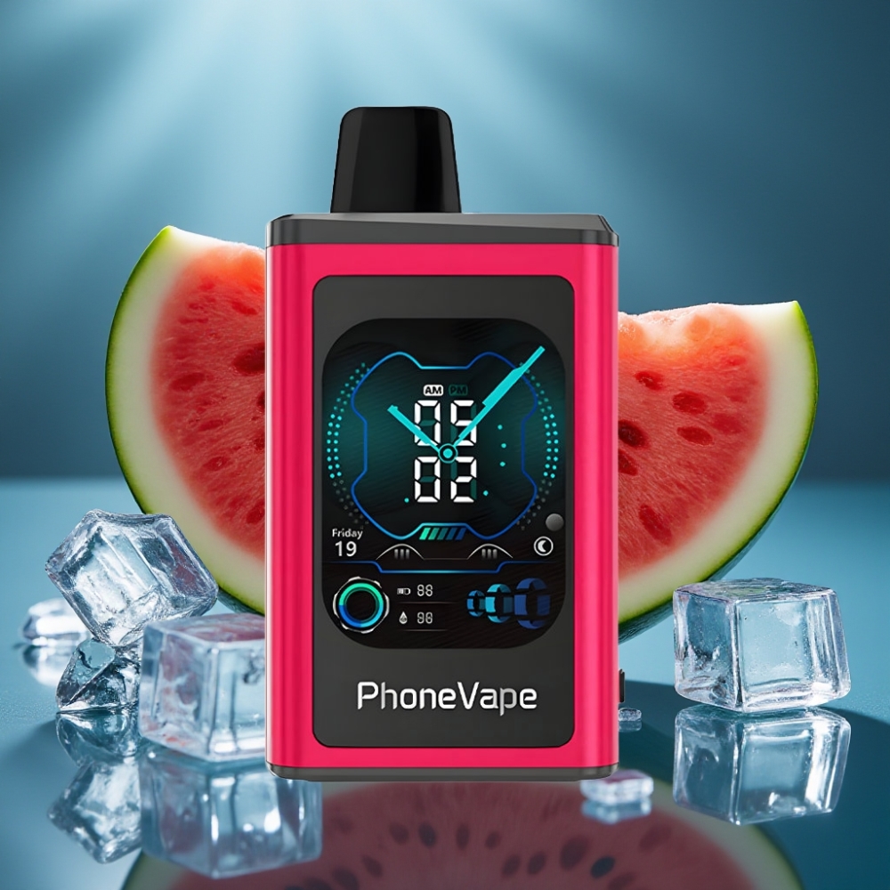 JNR PhoneVape 30000 نفخة - بطارية 850mAh شاحن Type-C مع بطيخ مثلج