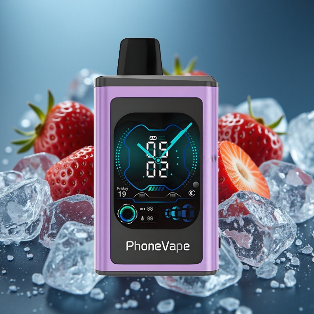 JNR PhoneVape 30000 نَفخة بطارية 850mAh شاحن Type-C توربو فراولة آيس