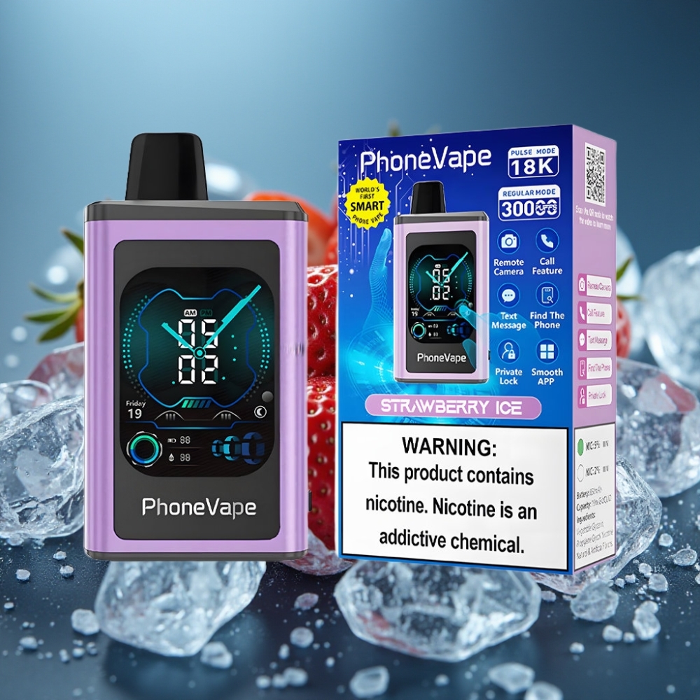 JNR PhoneVape 30000 نَفخة بطارية 850mAh شاحن Type-C توربو فراولة آيس