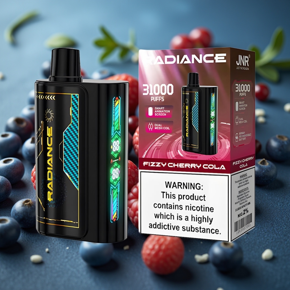 JNR Radiance 31000 Puffs فوار كرز كولا Disposable Vape