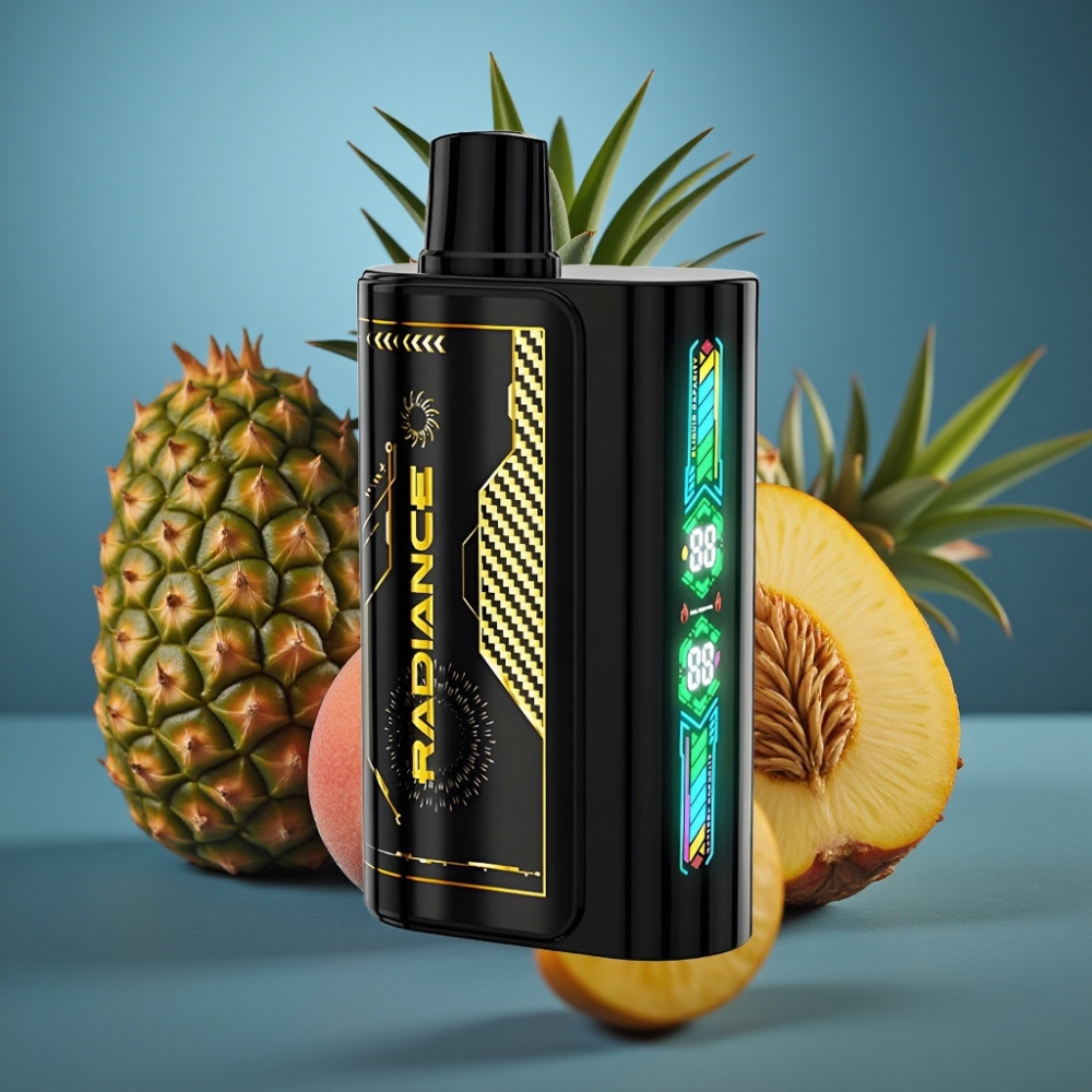 JNR Radiance 31000 Puffs خوخ مانجو أناناس Disposable Vape شاشة ذكية