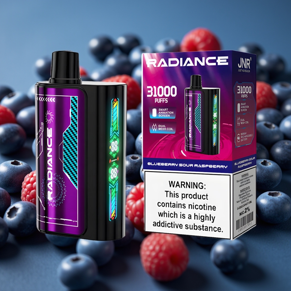JNR Radiance 31000 Puffs بلوبيري حامض توت Disposable Vape