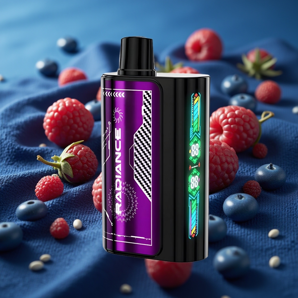 JNR Radiance 31000 Puffs شاشة ذكية بنكهة الكرز الأزرق