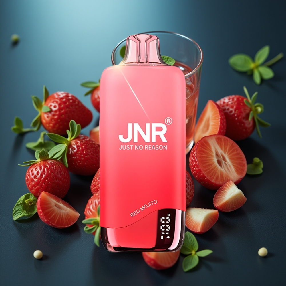 JNR Rainbow 10500 نَفخة 18مل بنكهة الموهيتو الأحمر مع بطارية 600mAh