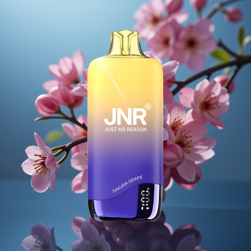 JNR Rainbow 10500 نفخة ساكورا عنب – بطارية 600mAh، خزان 18مل