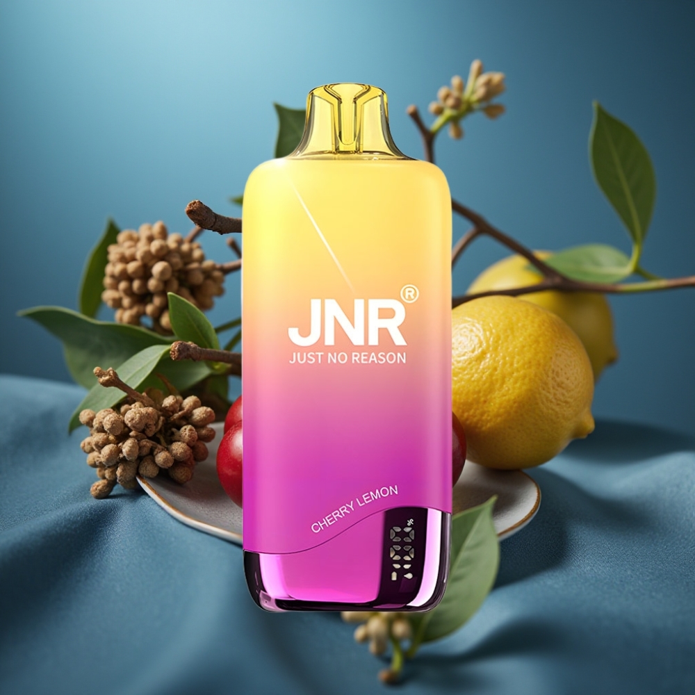 JNR Rainbow 10500 Puffs Disposable Vape - كرز ليمون (Cherry Lemon) - 18ml - 0.8ohm