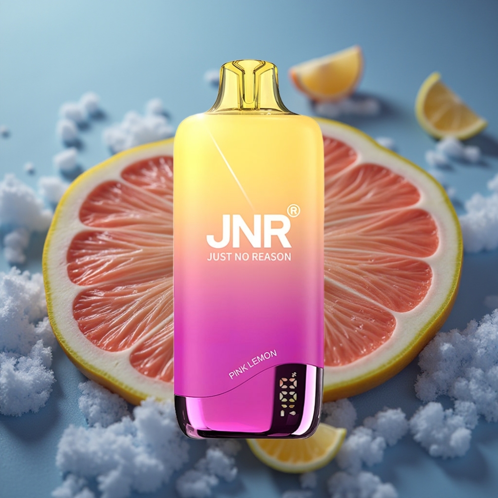 JNR Rainbow 10500 Puffs Pink Lemon Disposable Vape - 18ml, 0.8ohm, USB-C