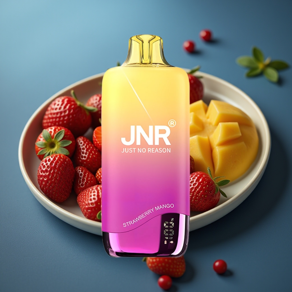 JNR Rainbow 10500 Puffs Strawberry Mango Disposable Vape - 18ml, 600mAh