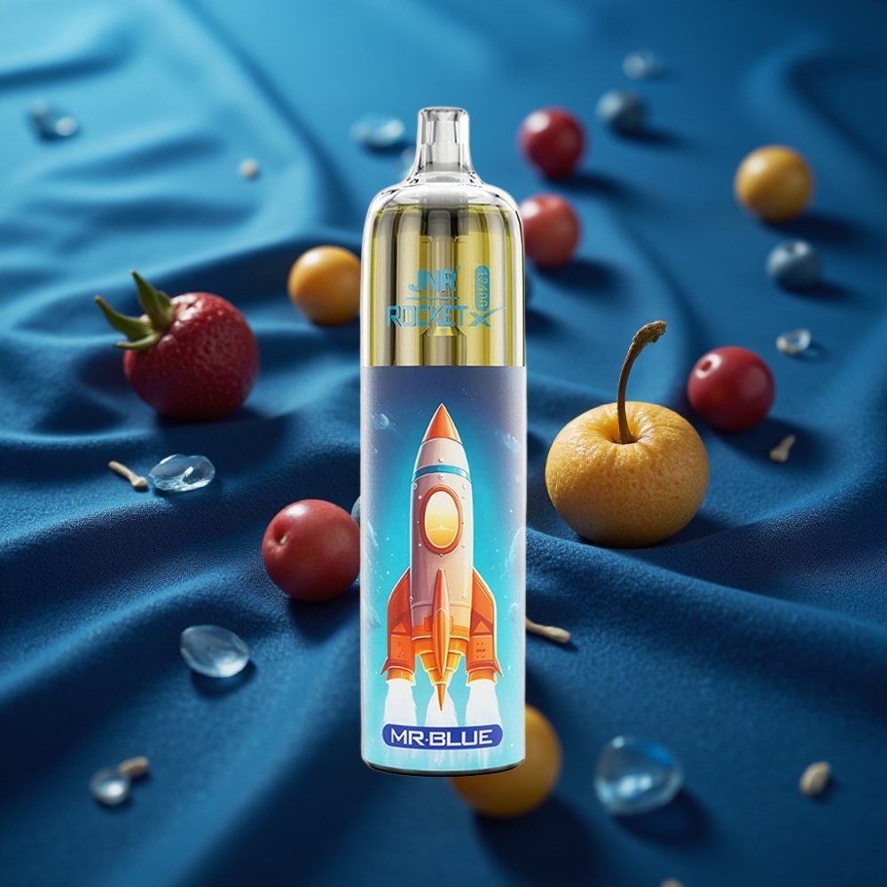 JNR Rocket-X 12400 Puffs Disposable Vape - Mr Blue (أزرق) مع شحن Type-C وبطارية 850mAh