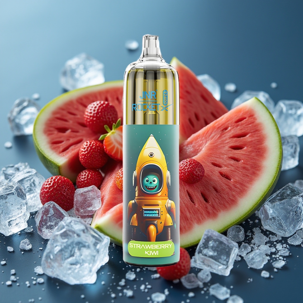 JNR Rocket-X 12400 Puffs تعديل تدفق الهواء فراولة بطيخ مثلج