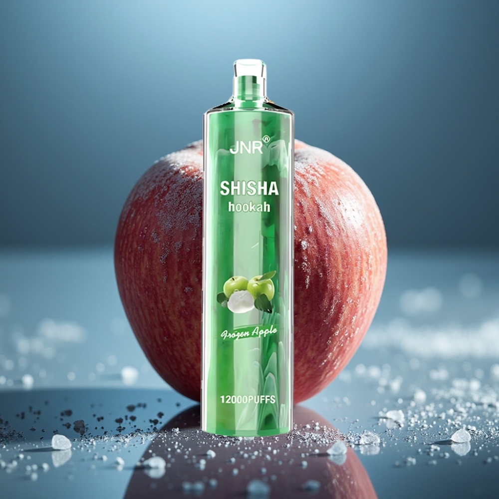 JNR Shisha Hookah 12000 Puffs 24ml 750mAh تفاحة مجمدة - Frozen Apple