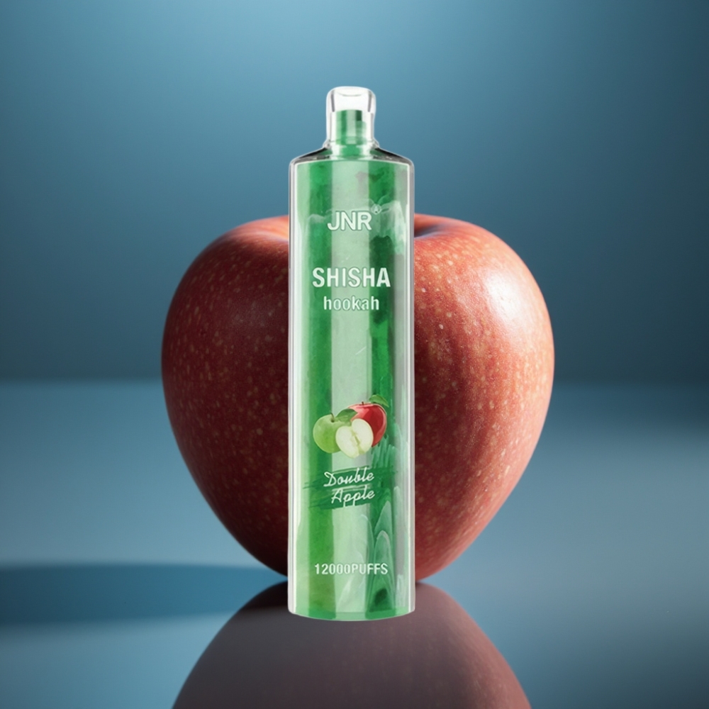 JNR Shisha Hookah 12000 Puffs 750mAh تفاحتين (Double Apple)