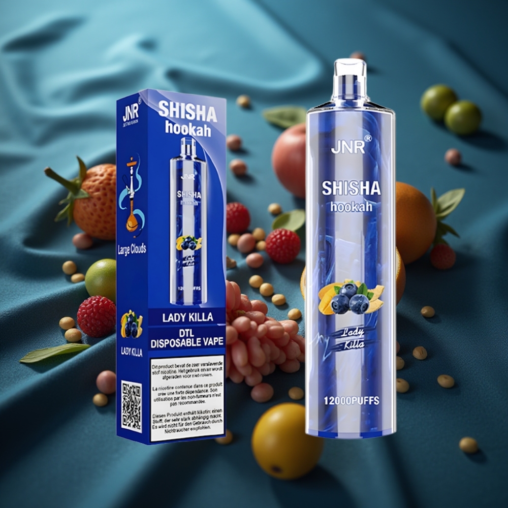 JNR Shisha Hookah 12000 Puffs - سيدة القاتلة (Lady Killa) - 750mAh - 24ml