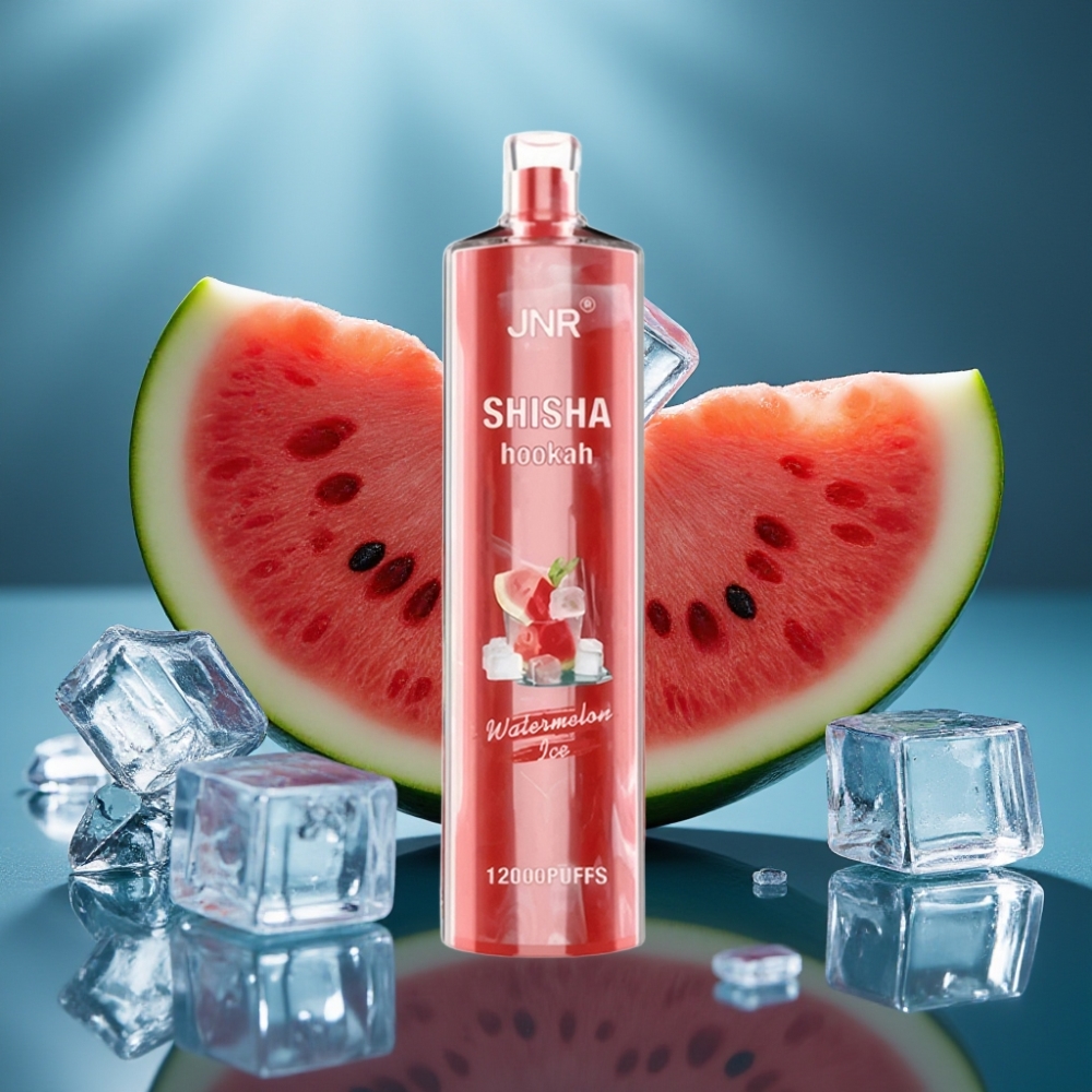 JNR Shisha Hookah 12000 Puffs - بطيخ مثلج (Watermelon Ice) - 750mAh - 24ml
