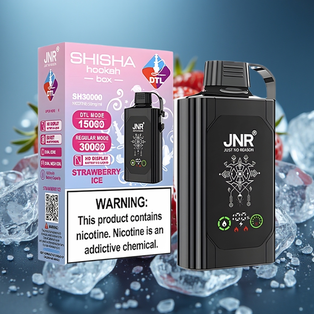 JNR Shisha Hookah Box 20500JNR Shisha Hookah Box 20500 نفخة فراولة آيس