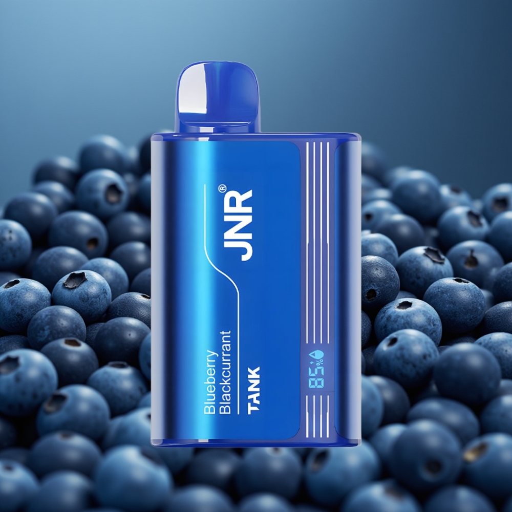 JNR Tank 10000 Puffs Disposable Vape - توت أزرق وكشمش أسود (650mAh, شاشة رقمية)