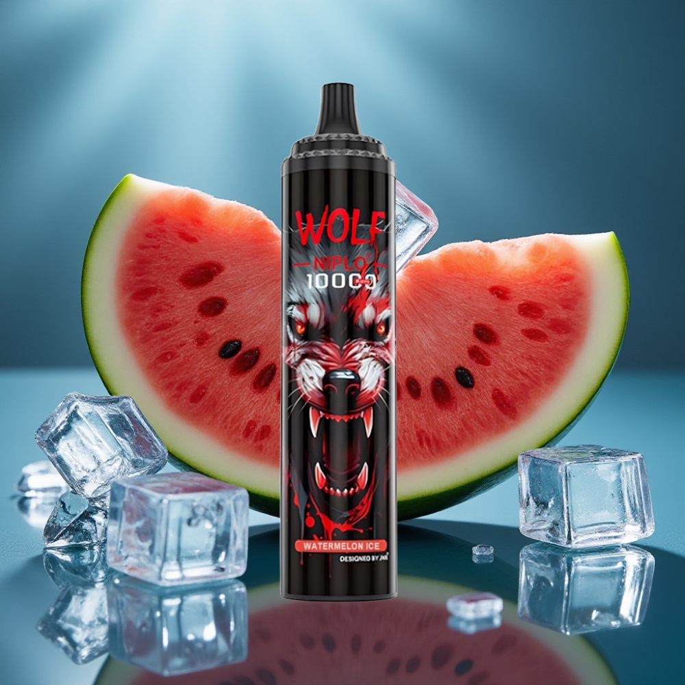 JNR Wolf Niplo 10000 Puffs وتر ميلون آيس - 20مل، 650مAh، شحن Type-C