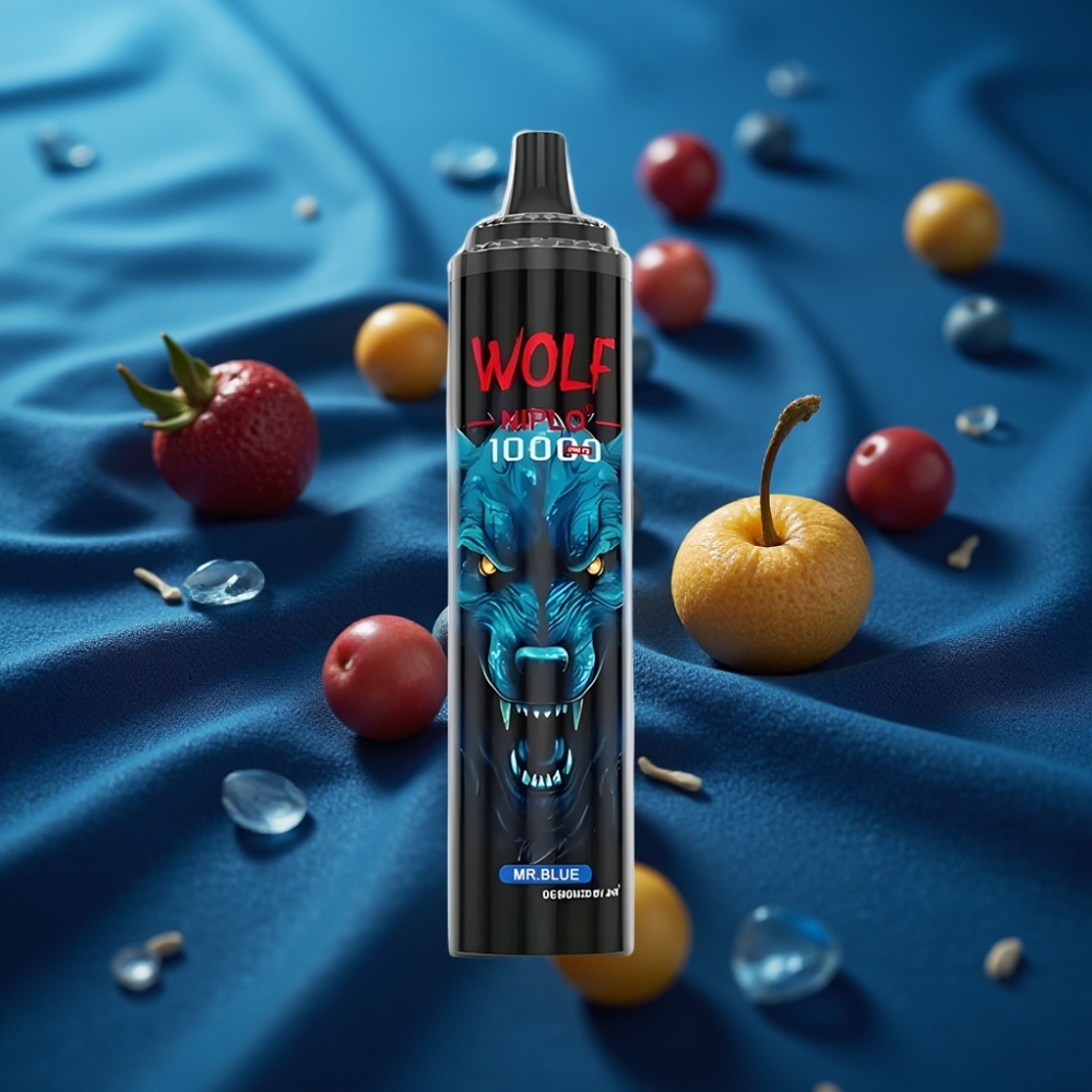 JNR Wolf Niplo 10000 Puffs - Mr Blue (أزرق) - 20ml - 650mAh - Type-C