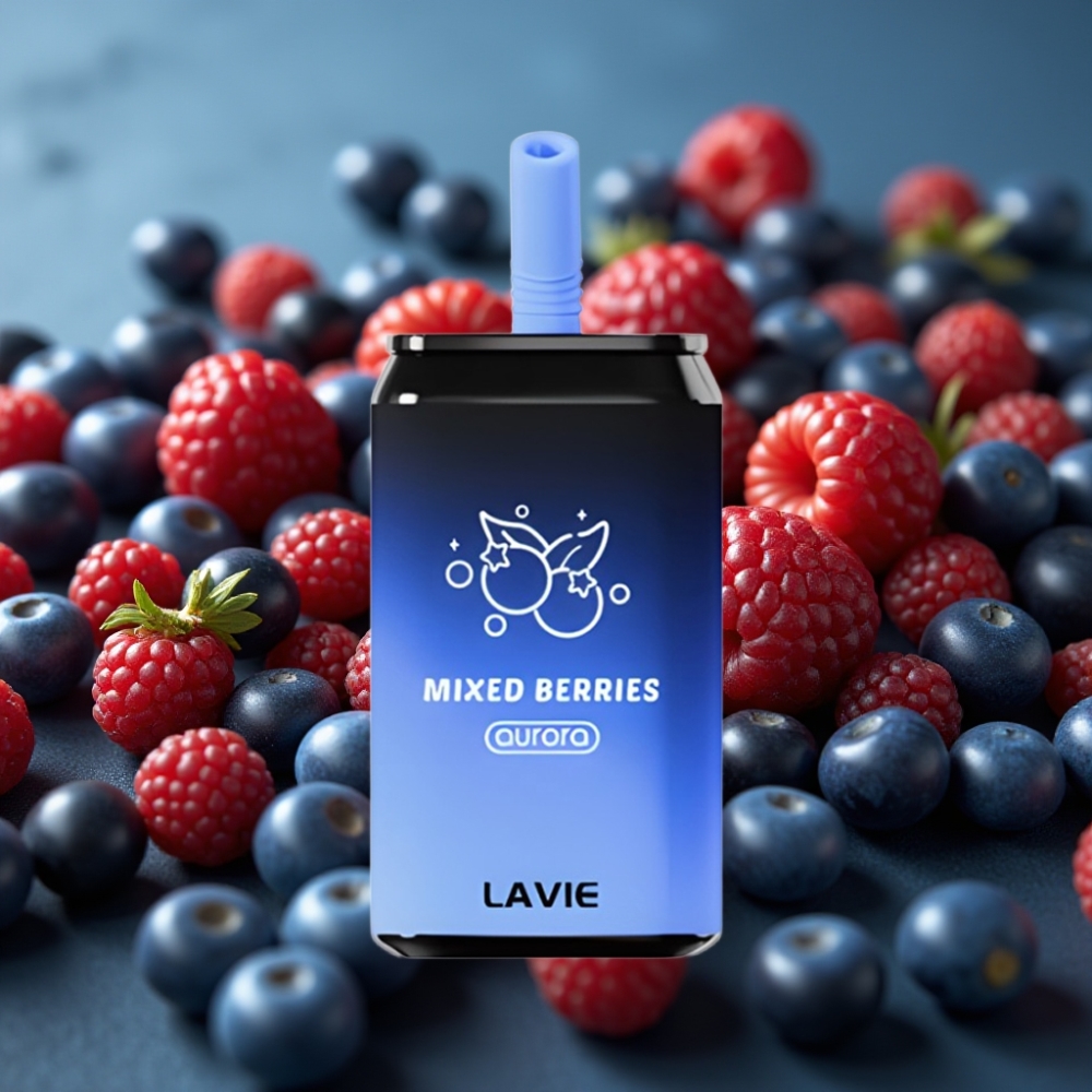 Lavie Aurora 11000 نفخة توت مشكل – 22مل / 650مللي أمبير