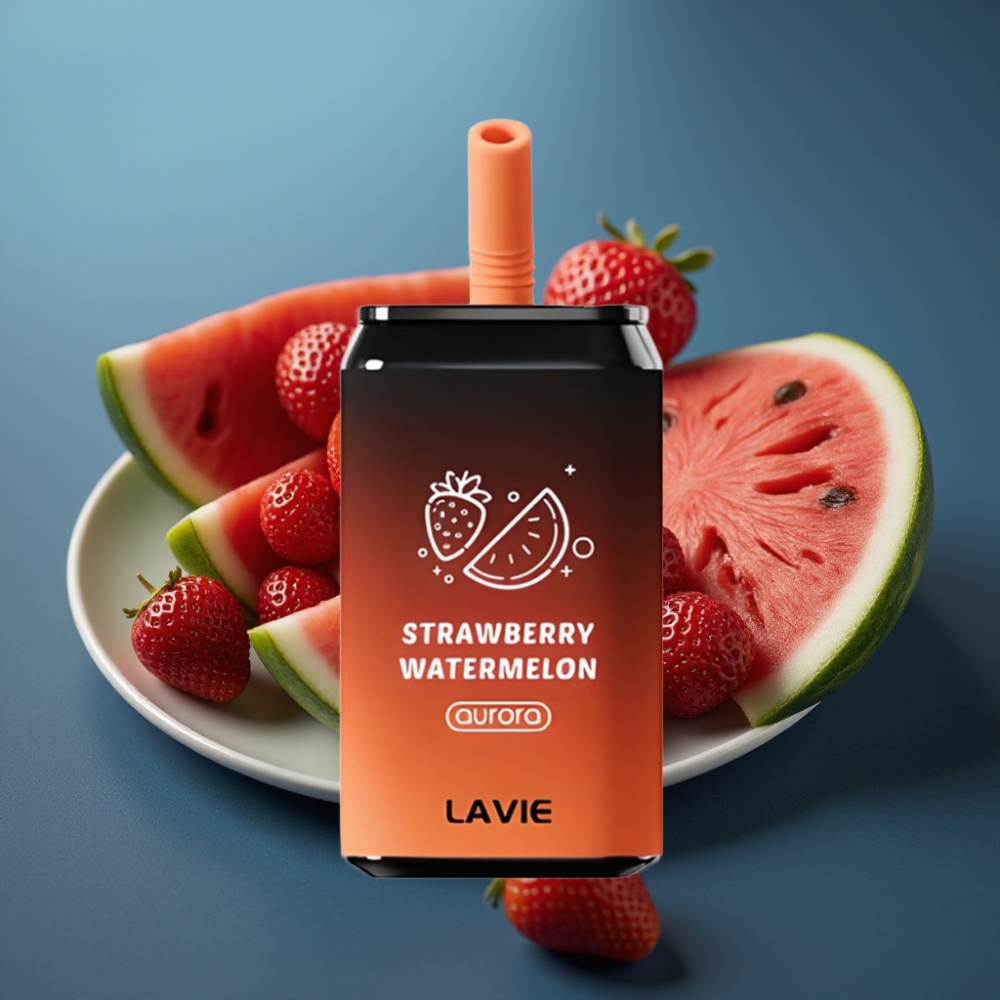 Lavie Aurora 11000 Puffs فراولة بطيخ - 22ML ، 650mAh ، نوع C