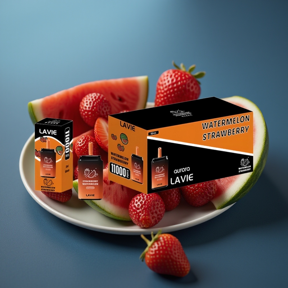 Lavie Aurora 11000 Puffs فراولة بطيخ - 22ML ، 650mAh ، نوع C