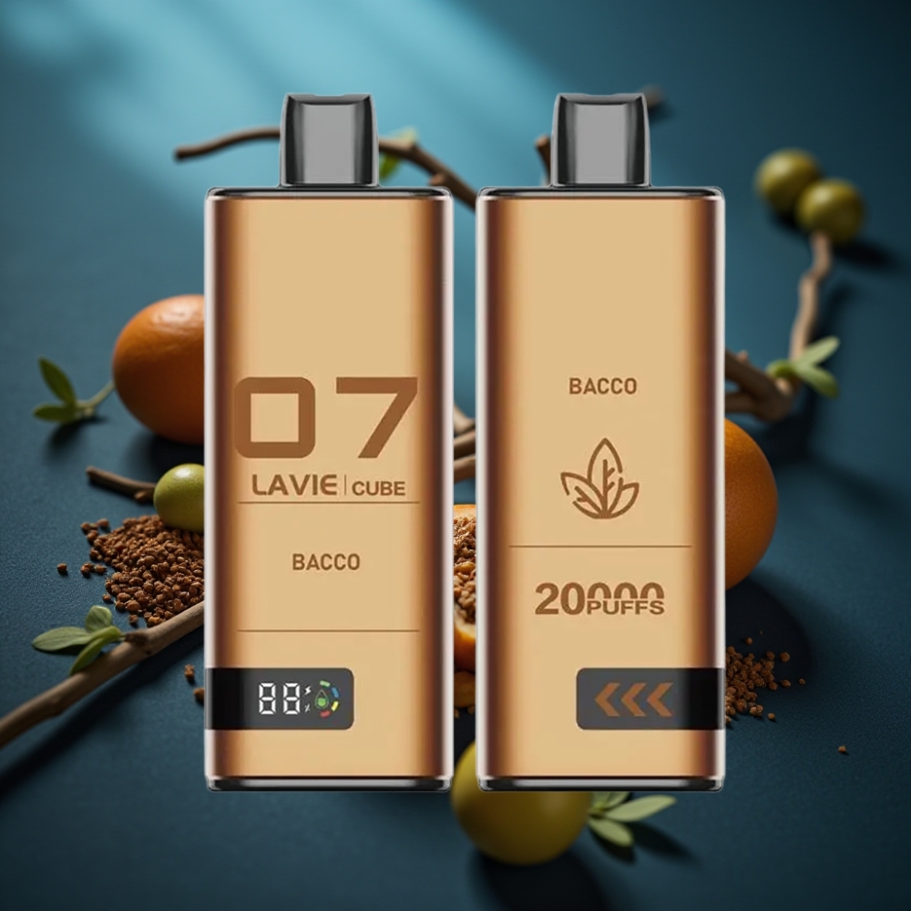 Lavie Cube 20000 نفخة بخاخ نيكوتين ملح (باكو) - 28مل، 600 مللي أمبير، شحن Type C