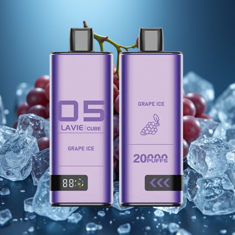Lavie Cube 20000 نفخة سجارة إلكترونية جراب آيس عنب vape supplier Kuwait