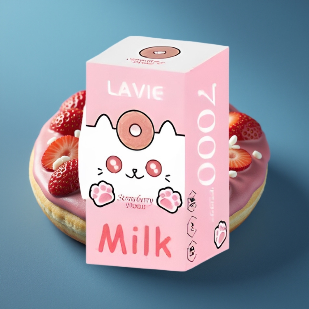 Lavie Milk 7000 نفخة - 16مل / 600مللي أمبير vape supplier Kuwait