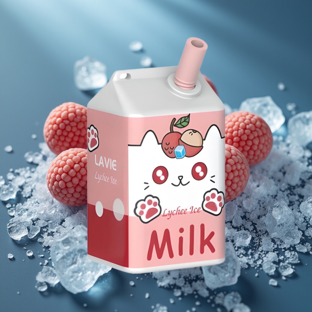 Lavie Milk 7000 نفخة - 16مل سعة سائل - شحن Type C vape supplier Kuwait