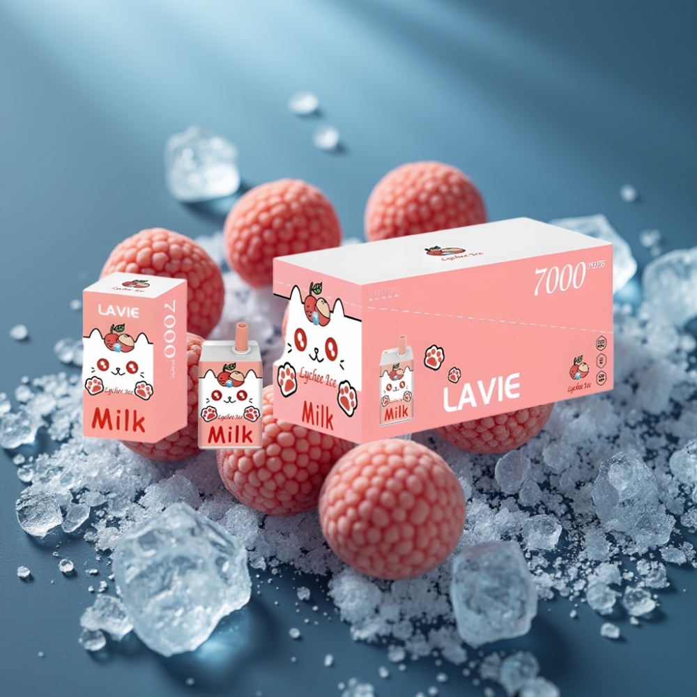 Lavie Milk 7000 نفخة - 16مل سعة سائل - شحن Type C vape supplier Kuwait