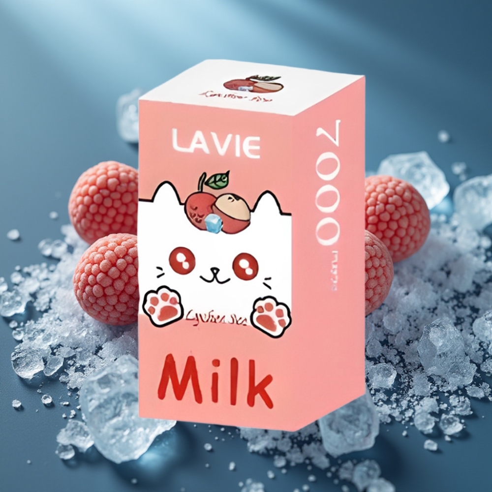 Lavie Milk 7000 نفخة - 16مل سعة سائل - شحن Type C vape supplier Kuwait